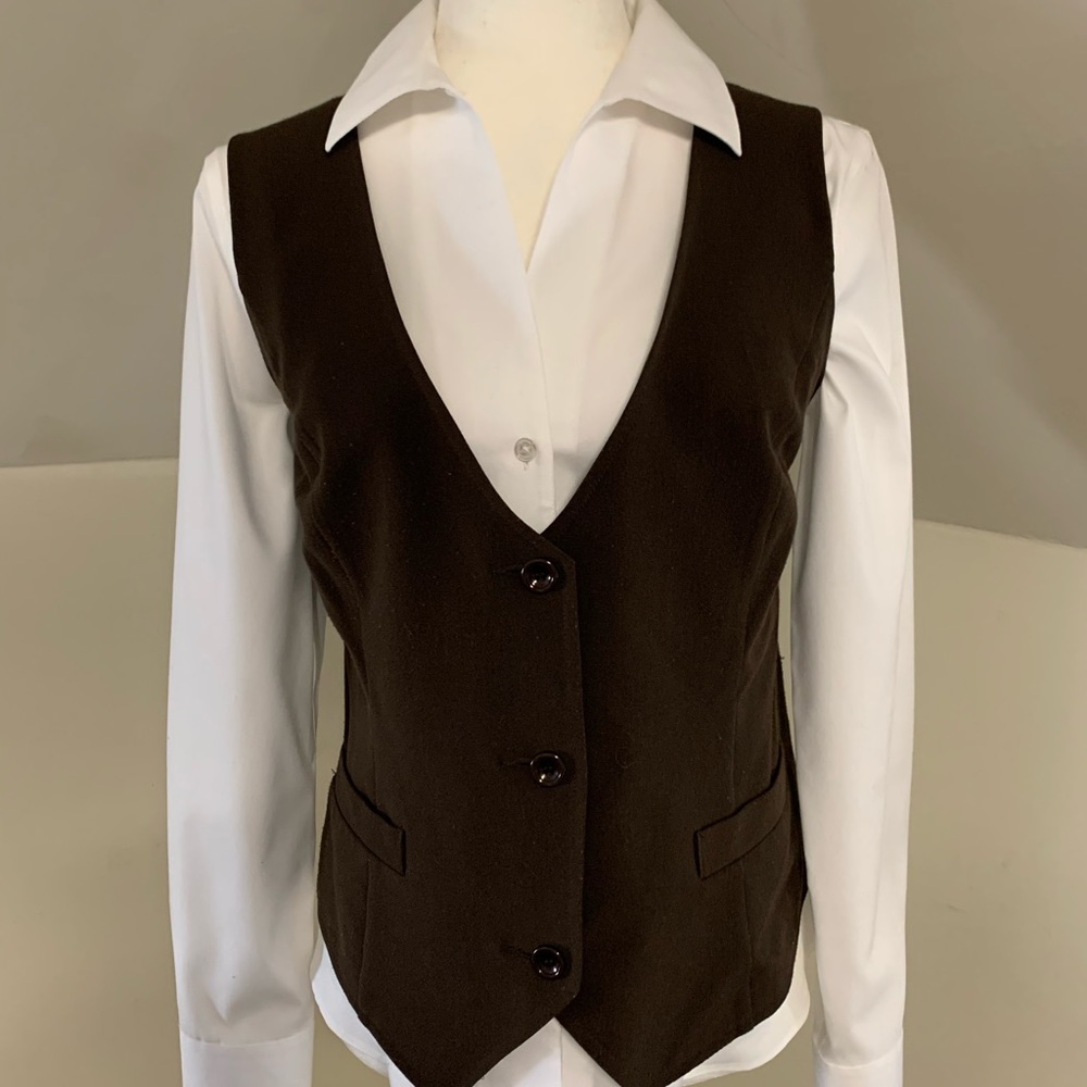 Brown beautiful. Vest